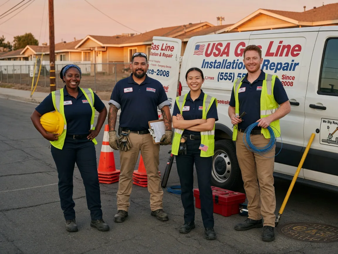 Gas Line Installation company in Sanger, TX